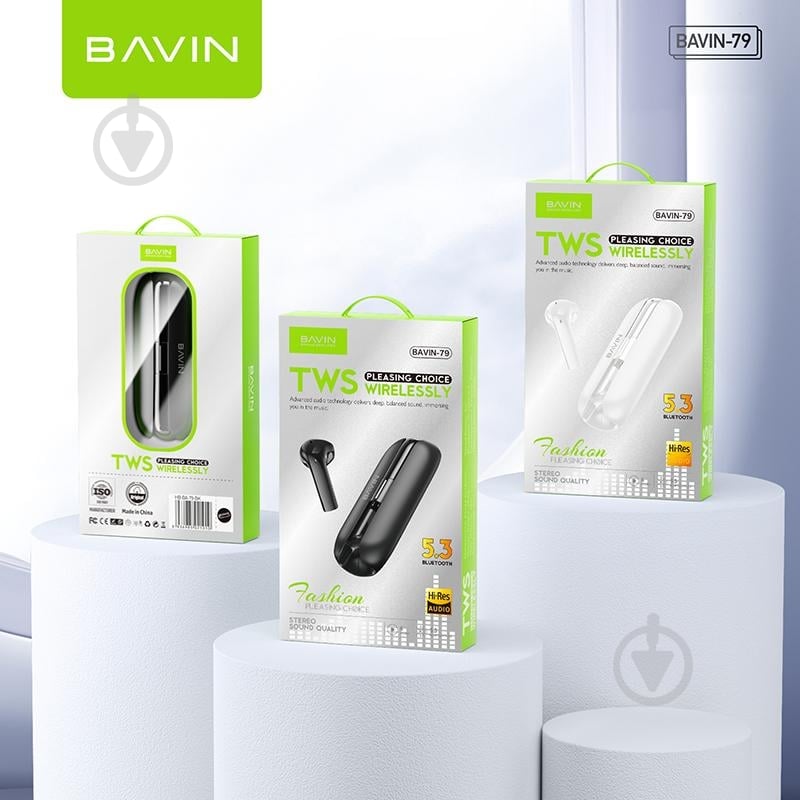 Наушники BAVIN BAVIN-79 black (HB-BA-79-BK) - фото 10