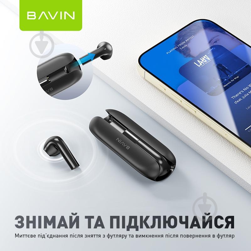 Наушники BAVIN BAVIN-79 black (HB-BA-79-BK) - фото 4