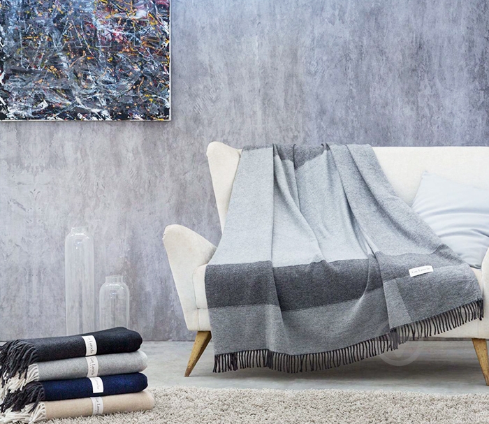Плед Croisette grey 130x170 см серый Guy Laroche - фото 3