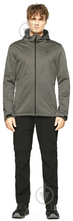 Ветровка 4F NOSH4-SFM001-24M NOSH4-SFM001-24M р.2XL серый - фото 3