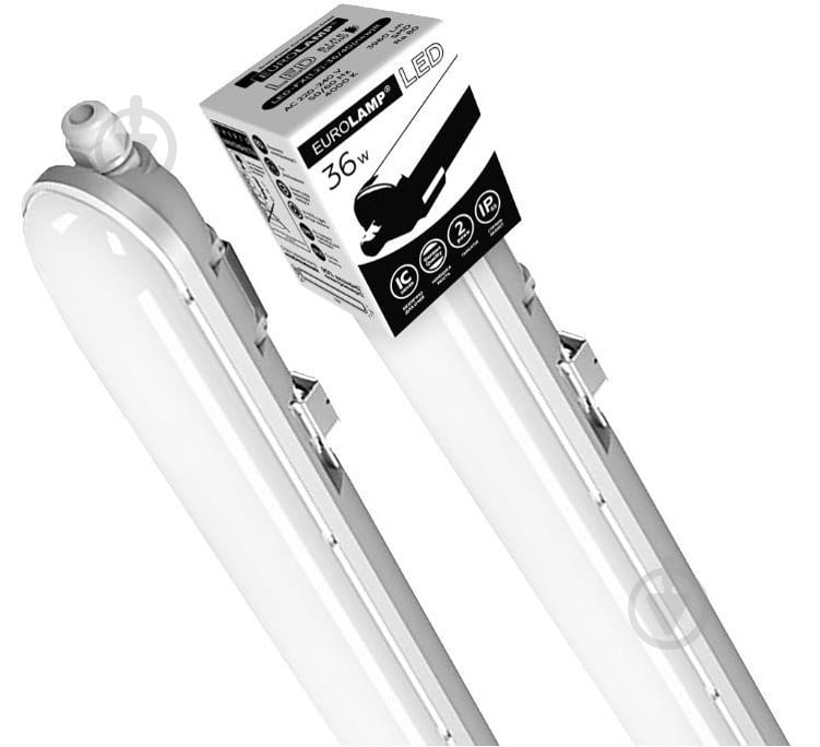 Світильник лінійний Eurolamp IP65 36 Вт без цоколя денний LED-FX(1.2)-36/40(ne - фото 1