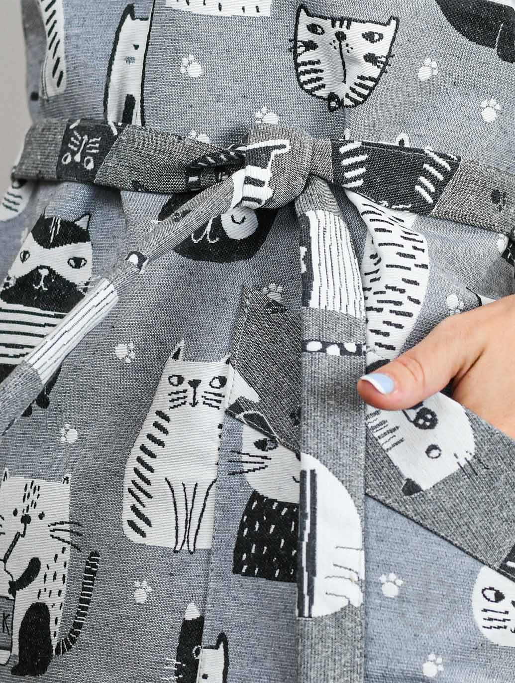 Фартух Котики Прованс - фото 2 Фартух Котики Прованс - фото 2