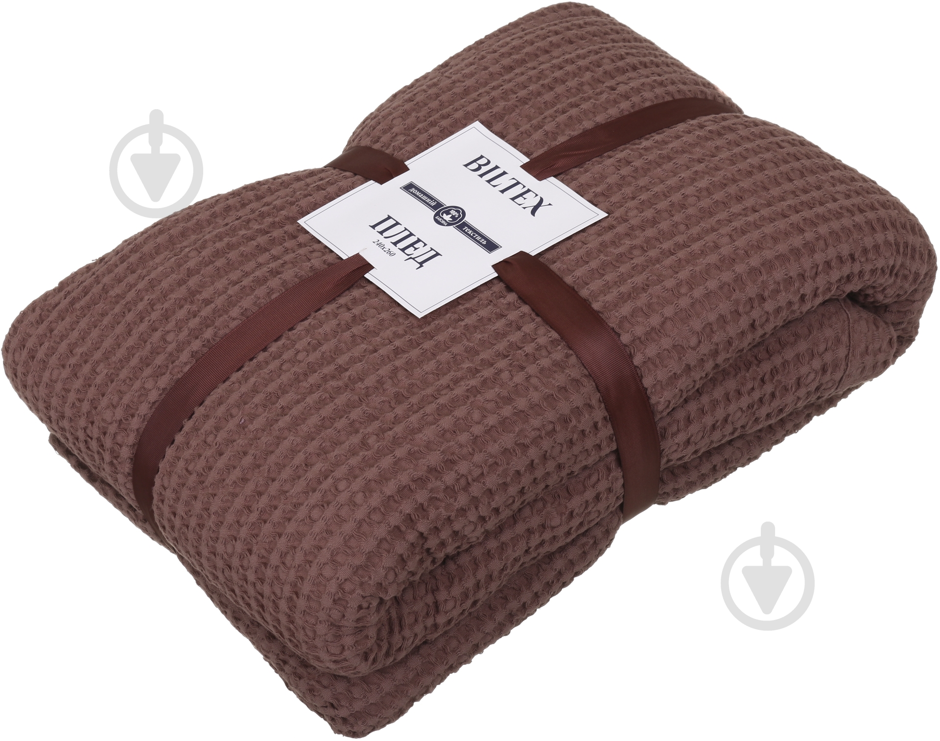 Плед пике 240x260 см шоколадный BILTEX - фото 2 Плед пике 240x260 см шоколадный BILTEX - фото 2