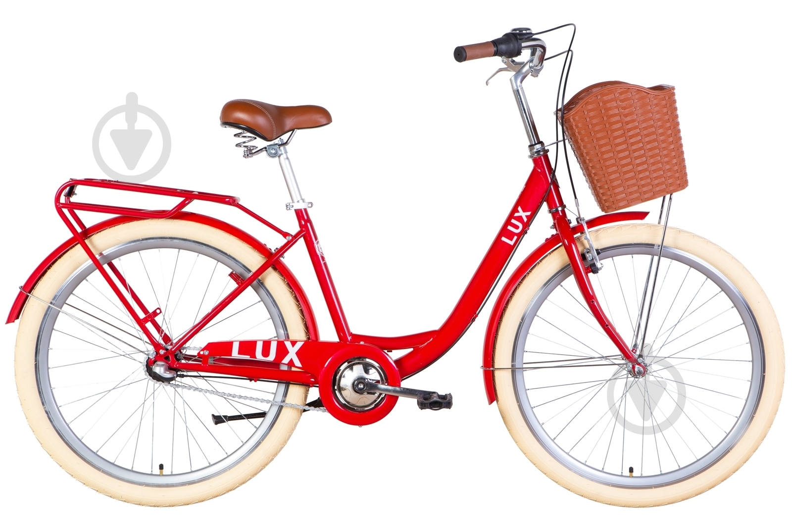 Велосипед Dorozhnik 26" 17"(43 см) LUX OPS-D-26-214 красный - фото 1