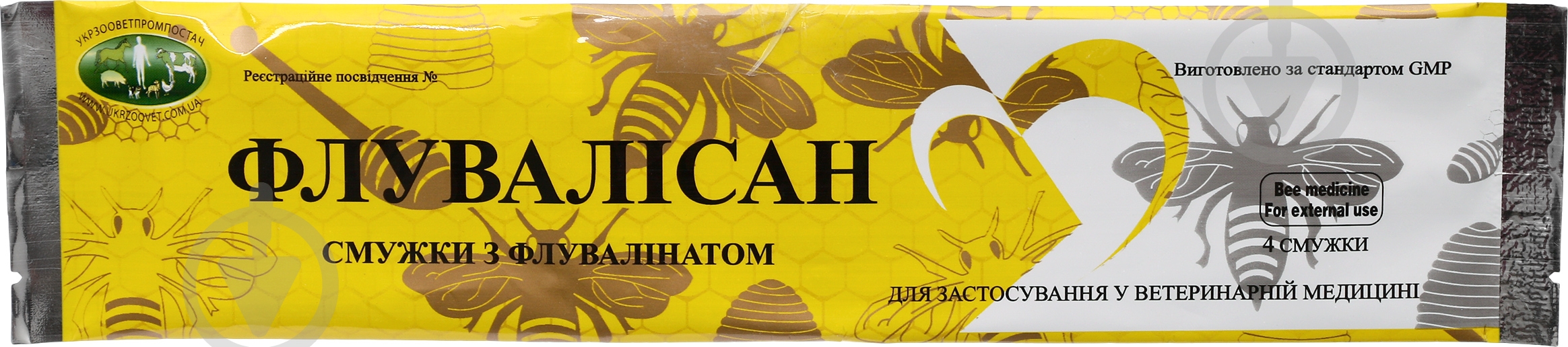 Препарат Укрзооветпромпостач Флувалисан 4 полоски - фото 1