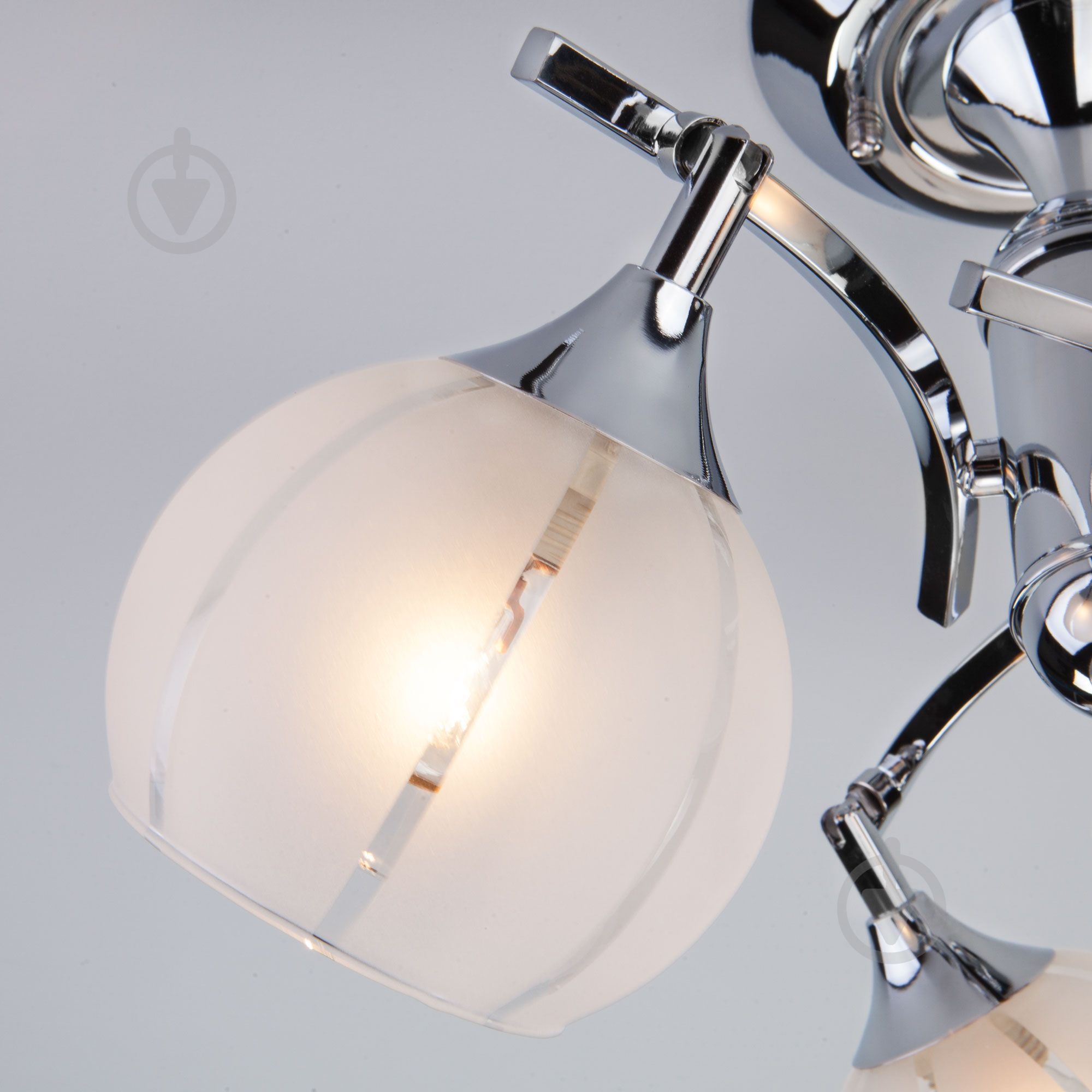 Люстра потолочная Євросвітло Strotskis Libre 3353/3 3x60 Вт E27 хром - фото 3