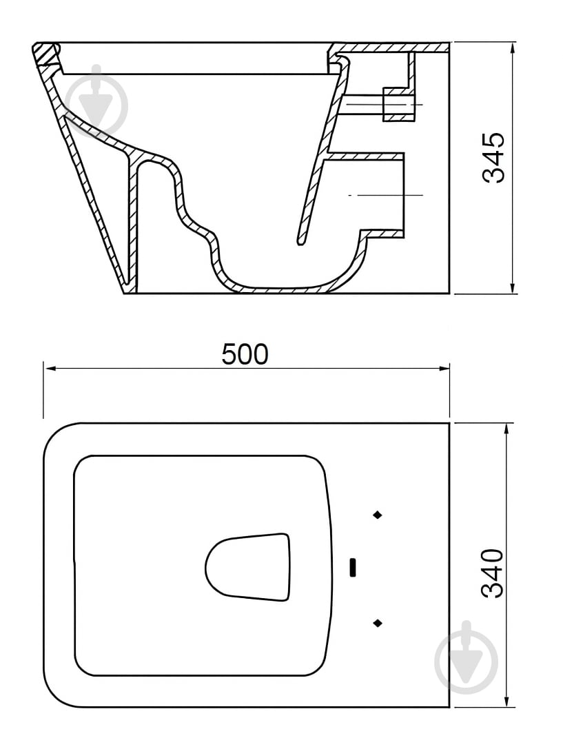 Унитаз подвесной EGO EGOIST Slim - фото 7