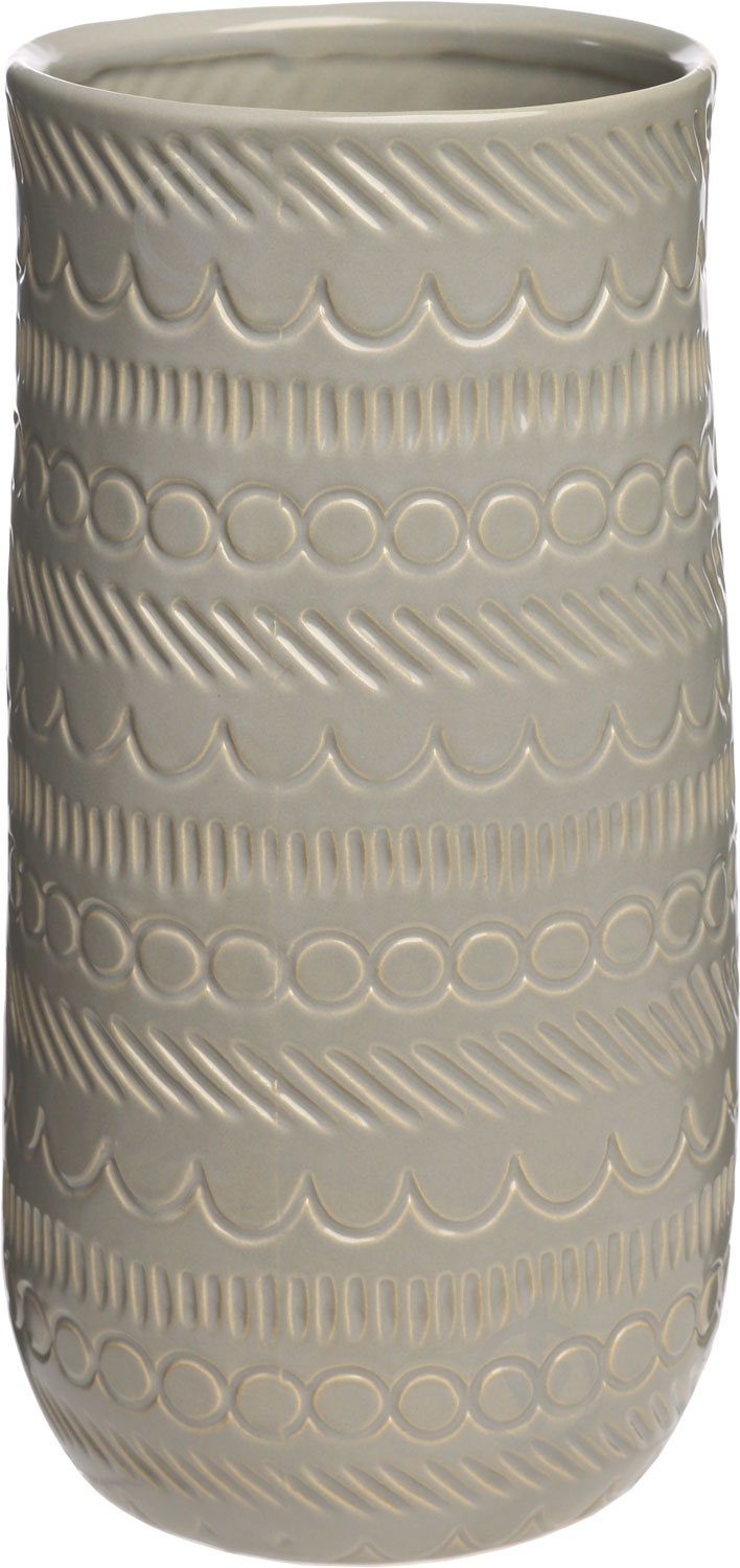 Ваза керамическая Pinsung Ceramics Guoxin d17хh33,5 33,5 см светло-серый GX20016B - фото 1