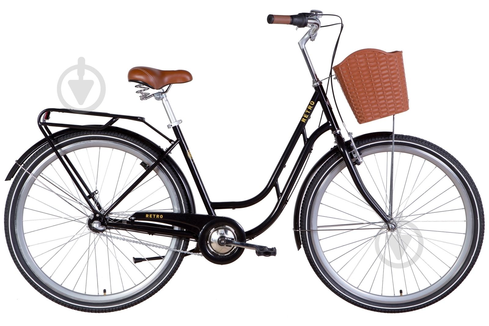 Велосипед Dorozhnik 28" 19"(48 см) RETRO OPS-D-28-312 черный - фото 1