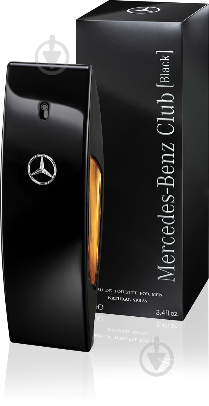 香水(ユニセックス) Mercedes-Benz Club Black 100ml ᐉ Туалетная вода Mercedes-Benz Club Black 100 мл • Купить в Киеве