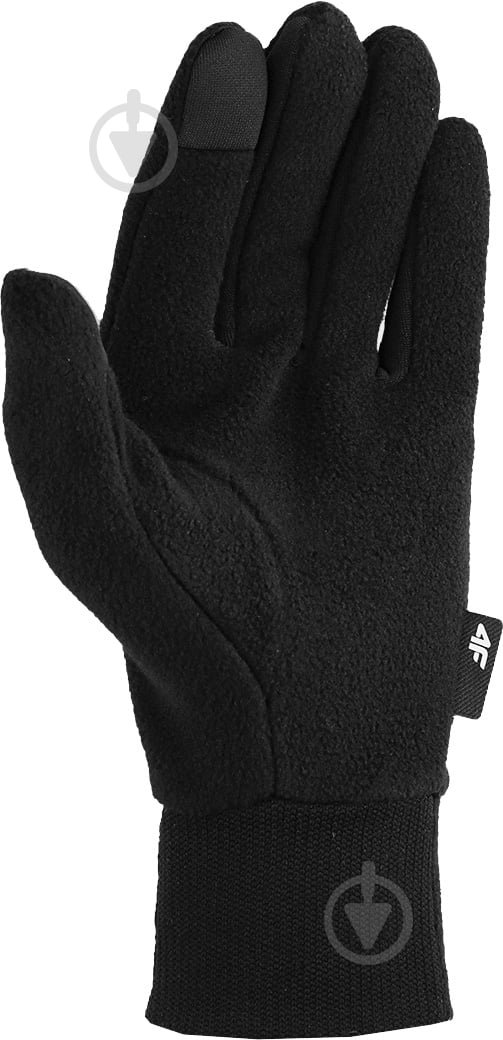Рукавички 4F GLOVES CAS U083 4FWAW24AGLOU083-20S р.S чорний - фото 2