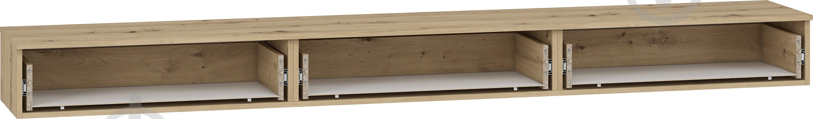 Тумба під ТВ Грейд Флекс 2402x216x370 мм дуб артізан - фото 1 Тумба під ТВ Грейд Флекс 2402x216x370 мм дуб артізан - фото 1