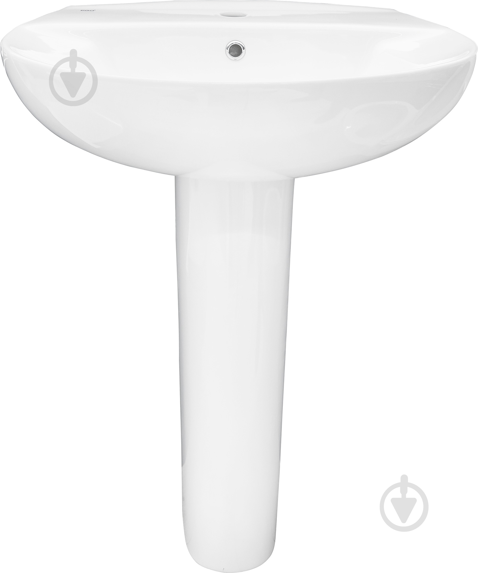 Умывальник EGO Wave 63 c пьедесталом - фото 1