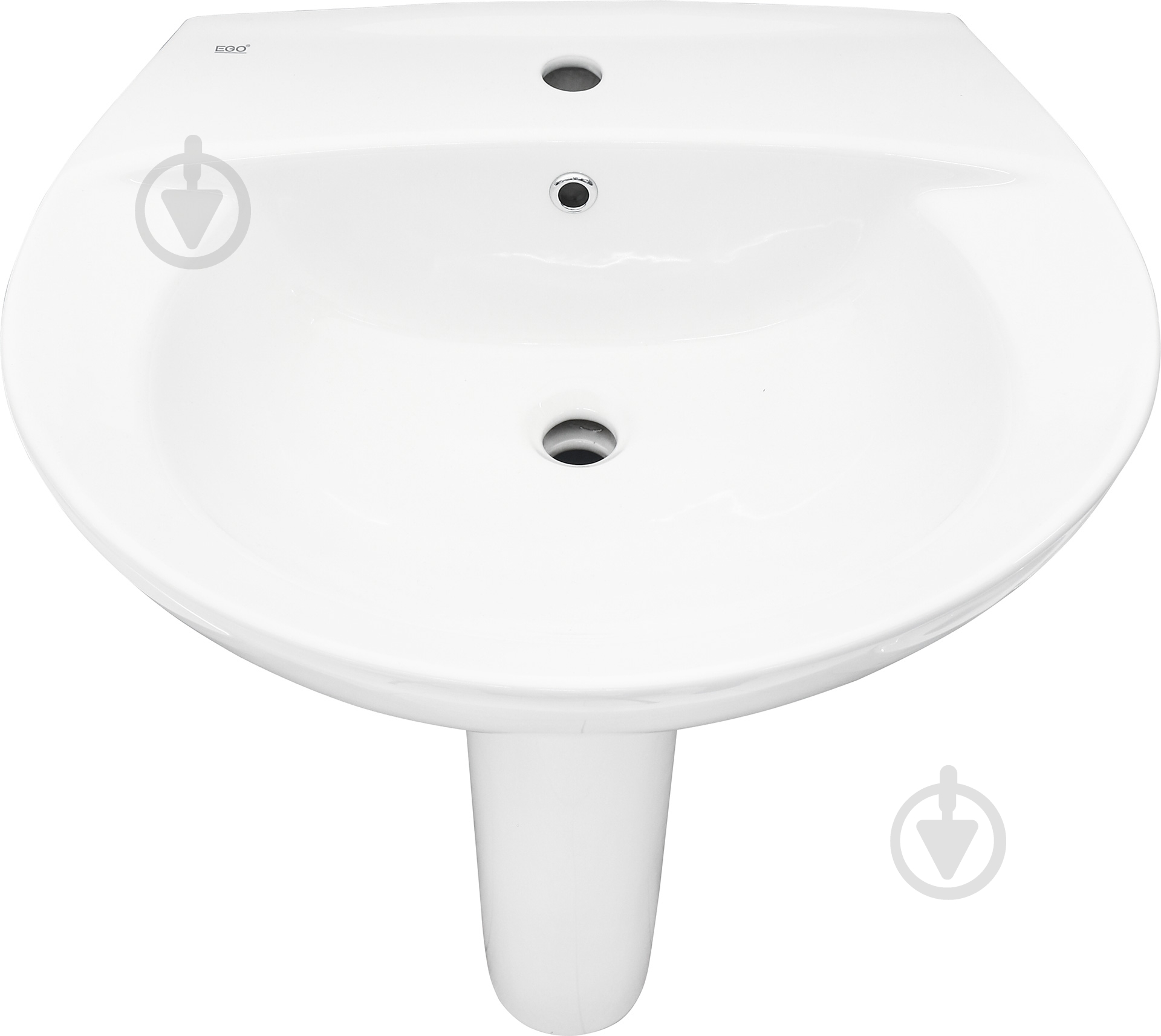 Умывальник EGO Wave 63 c пьедесталом - фото 3