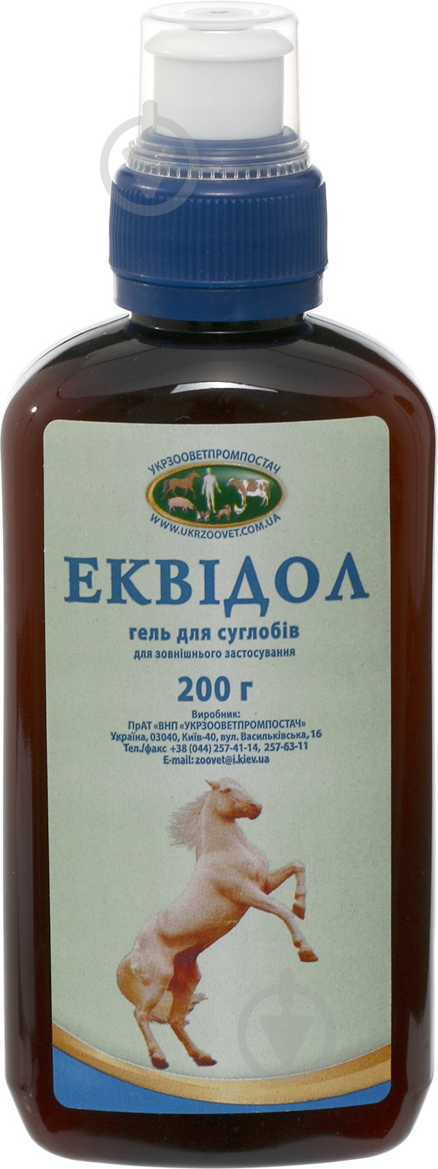 Гель Укрзооветпромпостач Эквидол для суставов 200 г - фото 1