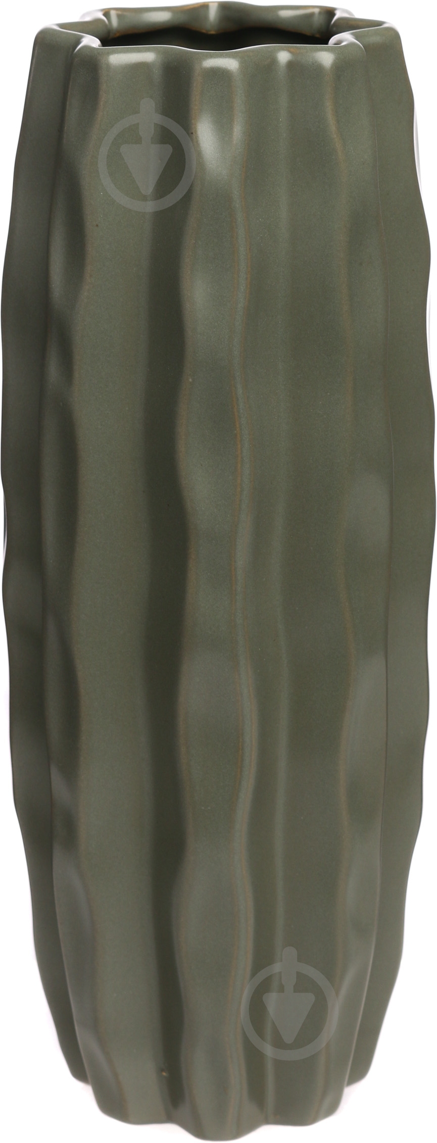 Ваза керамическая Pinsung Ceramics Guoxin d12хh31 31 см темно-серый GX19006B - фото 1