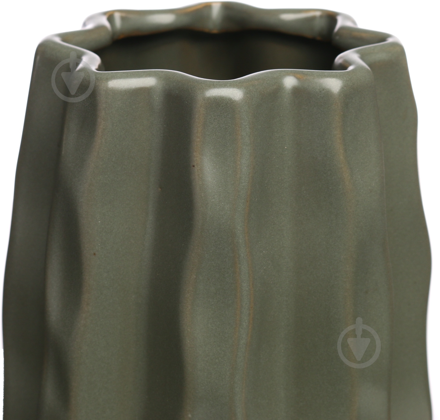 Ваза керамическая Pinsung Ceramics Guoxin d12хh31 31 см темно-серый GX19006B - фото 2