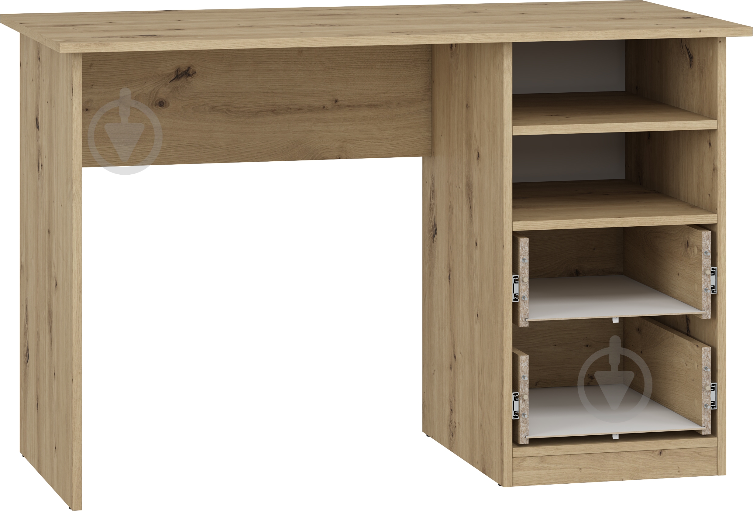 Стіл письмовий Грейд Флекс конструктор корпус тип №1 775х600 мм дуб артізан/дуб артізан - фото 1 Стіл письмовий Грейд Флекс конструктор корпус тип №1 775х600 мм дуб артізан/дуб артізан - фото 1