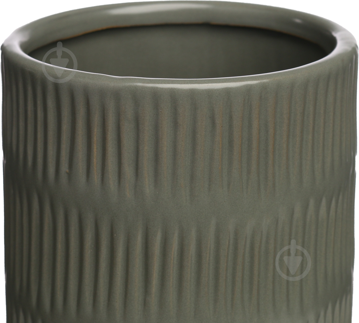 Ваза керамическая Pinsung Ceramics Guoxin d12хh28 28 см серый GX19090A - фото 2