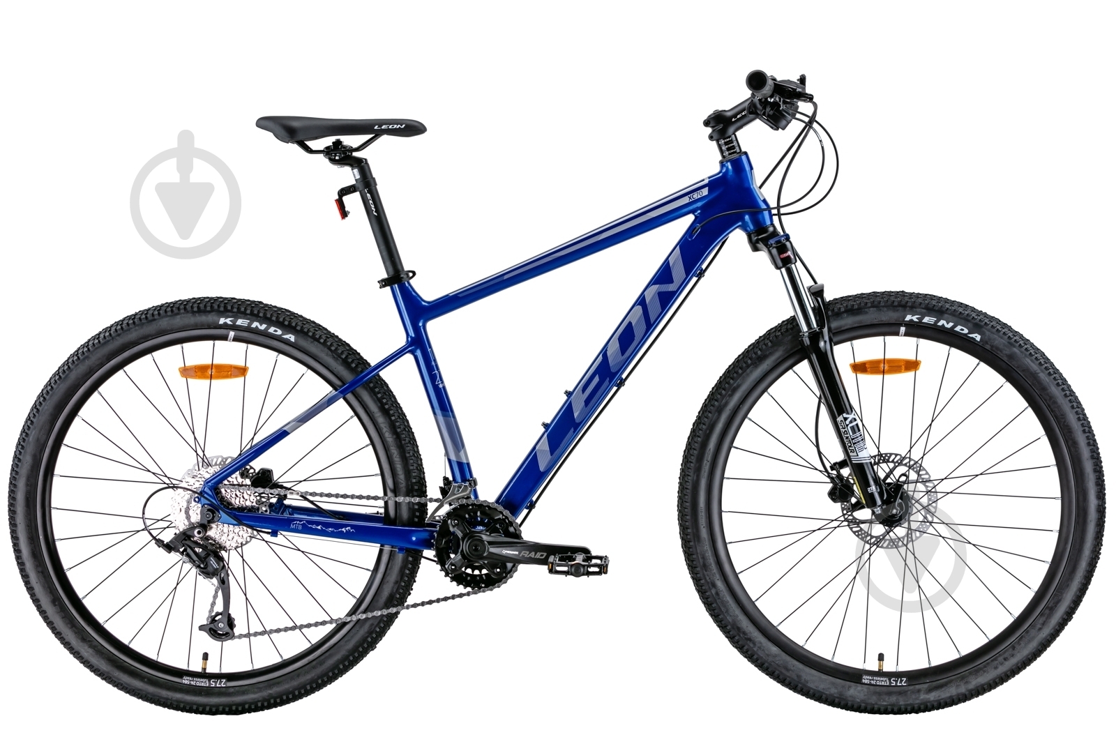 Велосипед Leon 27,5" 18"(46 см) XC-70 OPS-LN-27.5-134 серо-синий - фото 1 Велосипед Leon 27,5" 18"(46 см) XC-70 OPS-LN-27.5-134 серо-синий - фото 1