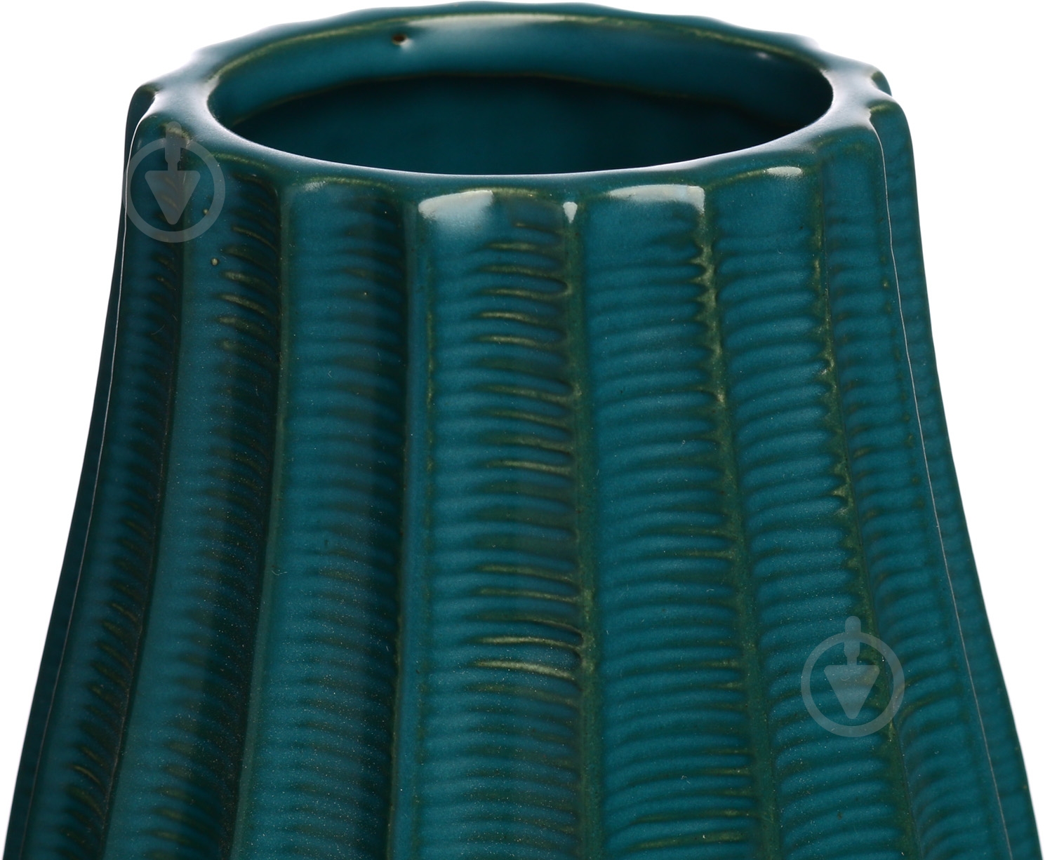Ваза керамическая Pinsung Ceramics Guoxin d14хh30 30 см бирюзовый GX19092A - фото 2