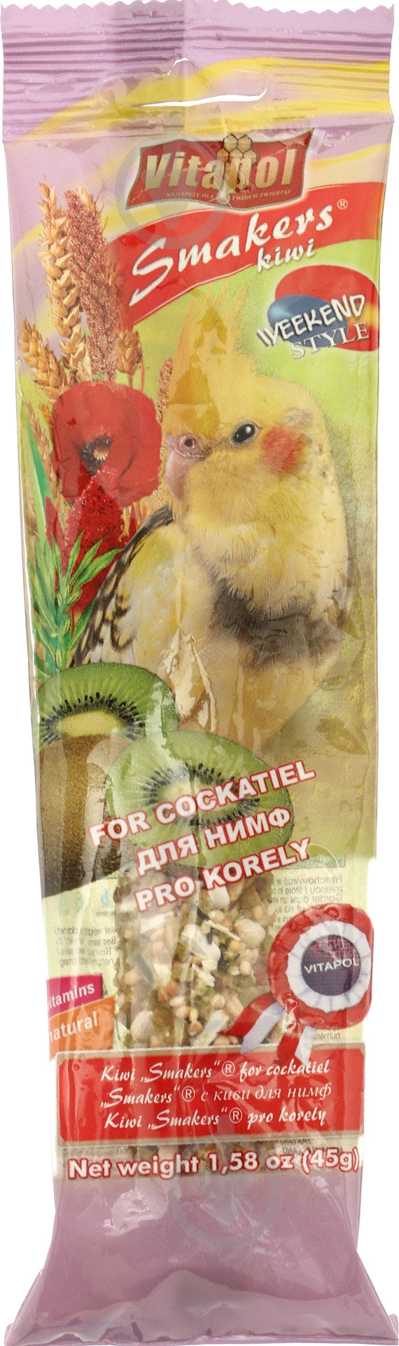 Корм Vitapol Weekend для нимф Киви 45 г 3229 - фото 2