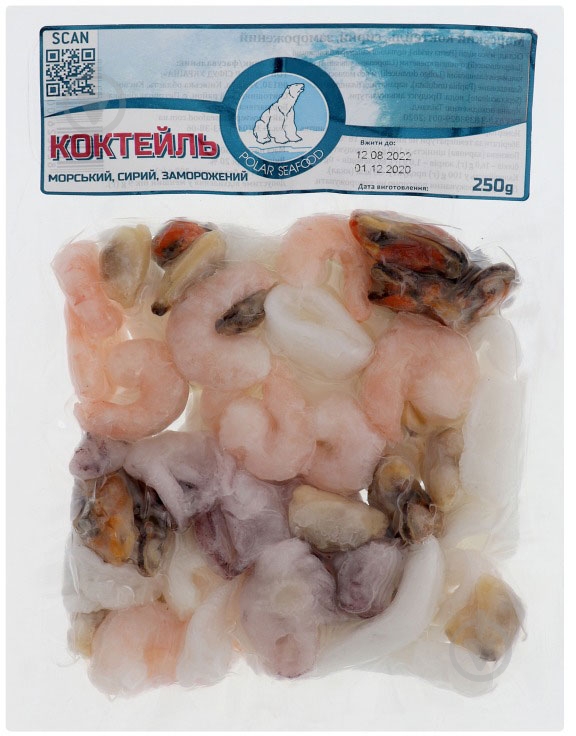 Коктейль морський заморожений Polar Seafood 250 г - фото 1