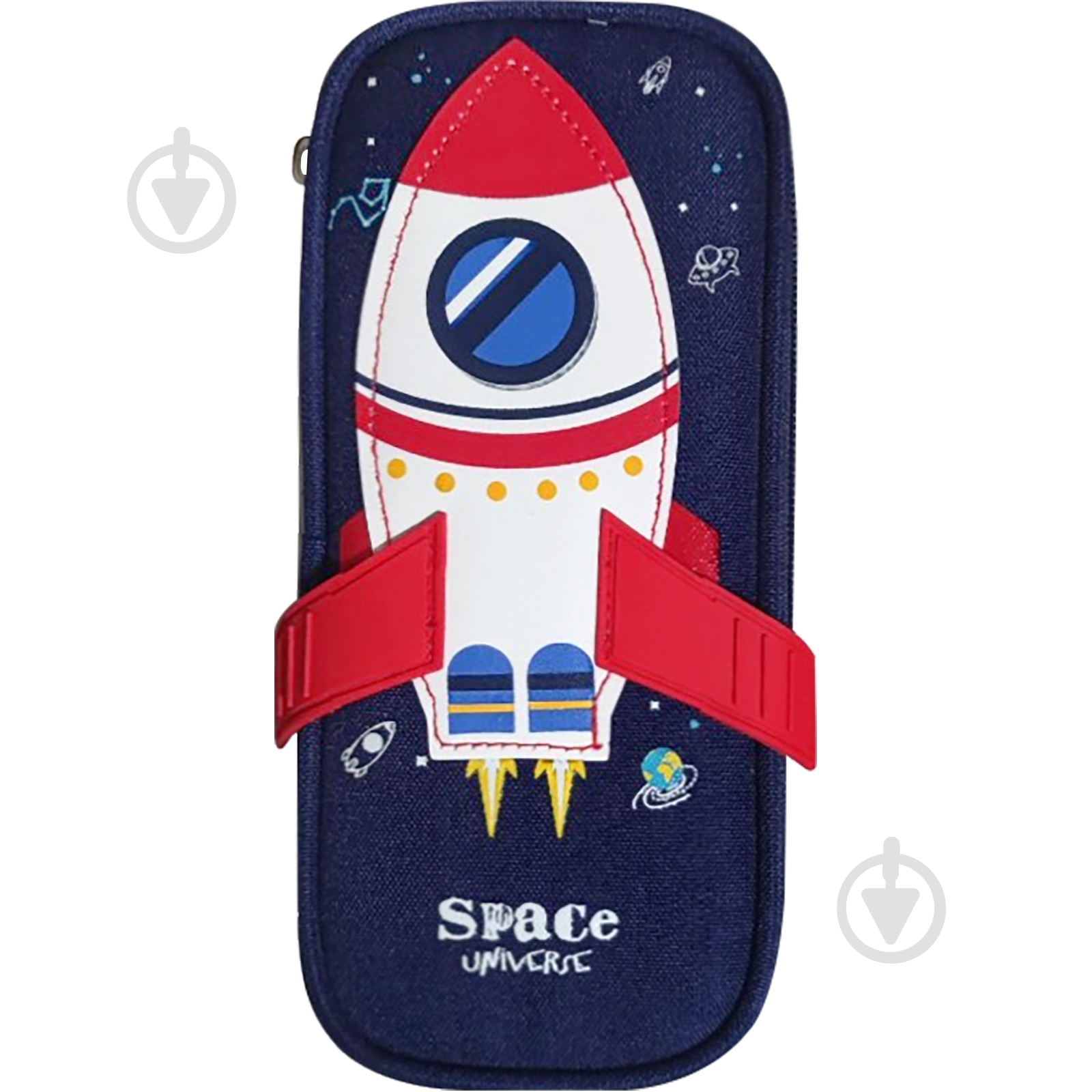 Пенал Ракета Bagland красный - фото 1