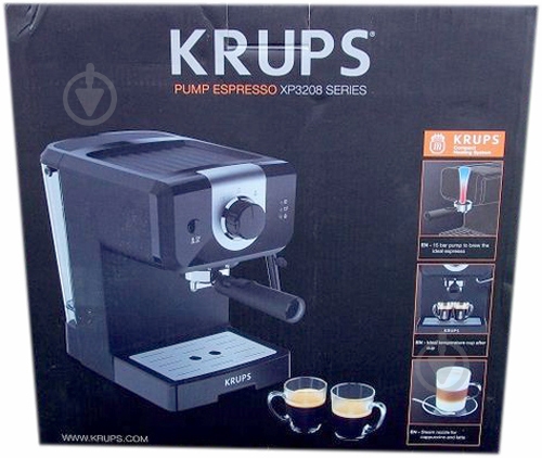 Кофеварка рожковая Krups OPIO XP320810 OPIO - фото 10