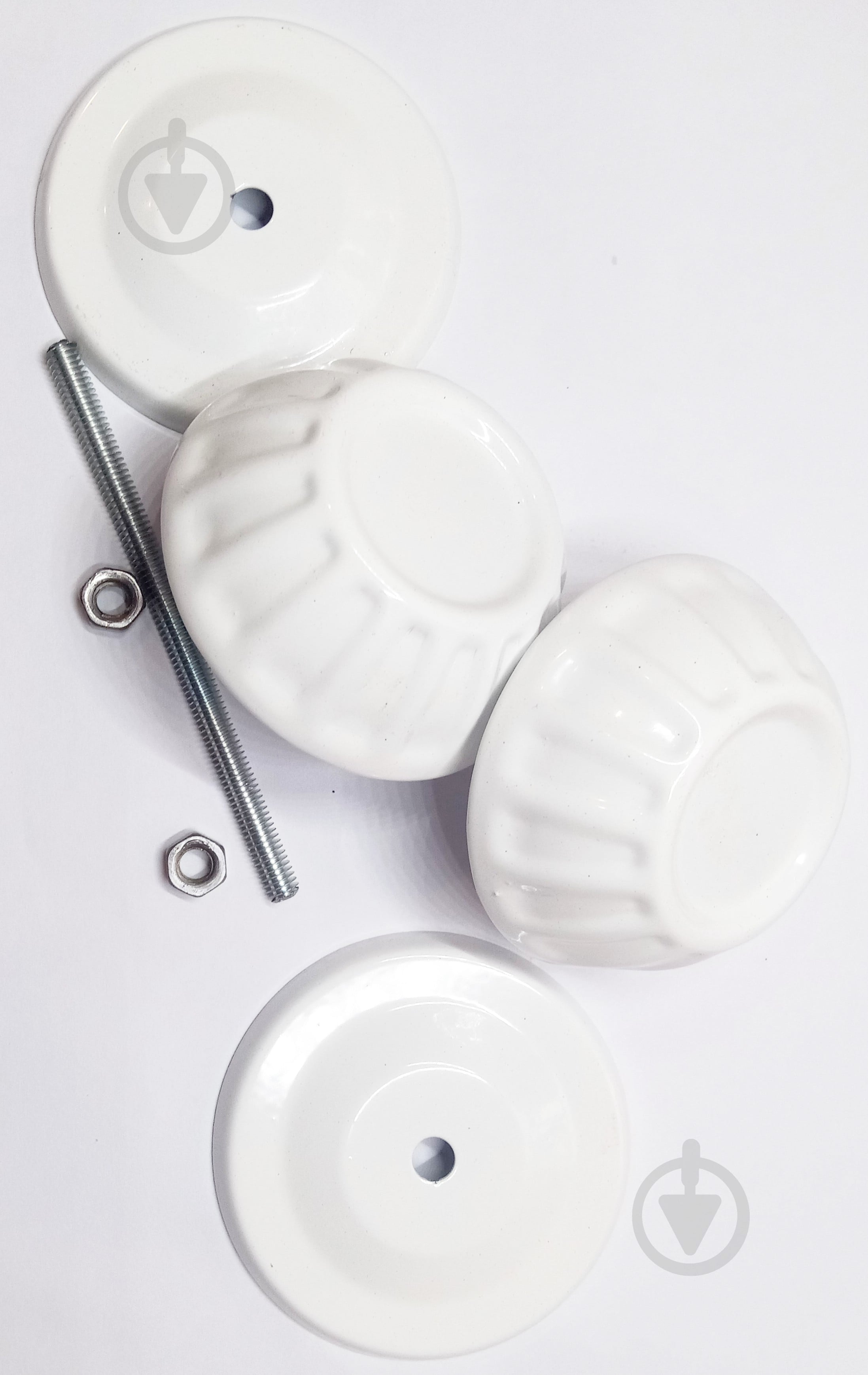 Ручка-стяжка Зефир белый - фото 1