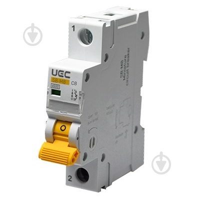 Автоматический выключатель UEC SB-M8 1P 8A C 4,5кA MCB45-1-008-C - фото 1