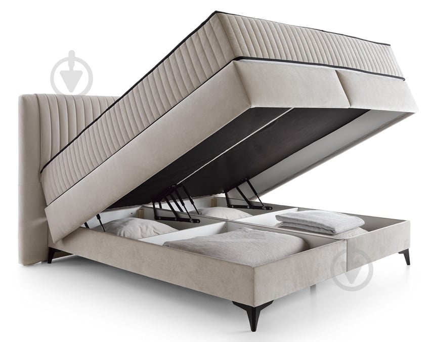 Ліжко Центр Меблів DREAM тканина AMON 17 160x200 см бежевий - фото 3 Ліжко Центр Меблів DREAM тканина AMON 17 160x200 см бежевий - фото 3