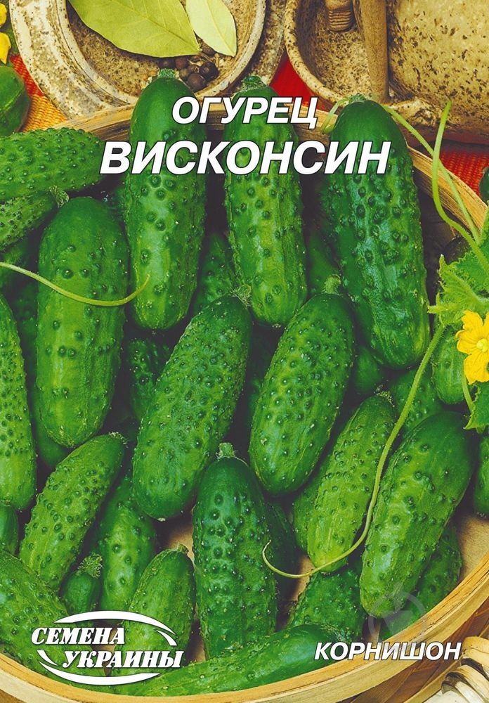 Семена Насіння України огурец Висконсин 10 г (4820069495458) - фото 1