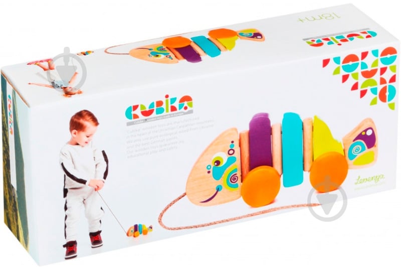 Игрушка развивающая Cubika Рыбка – каталка - фото 2