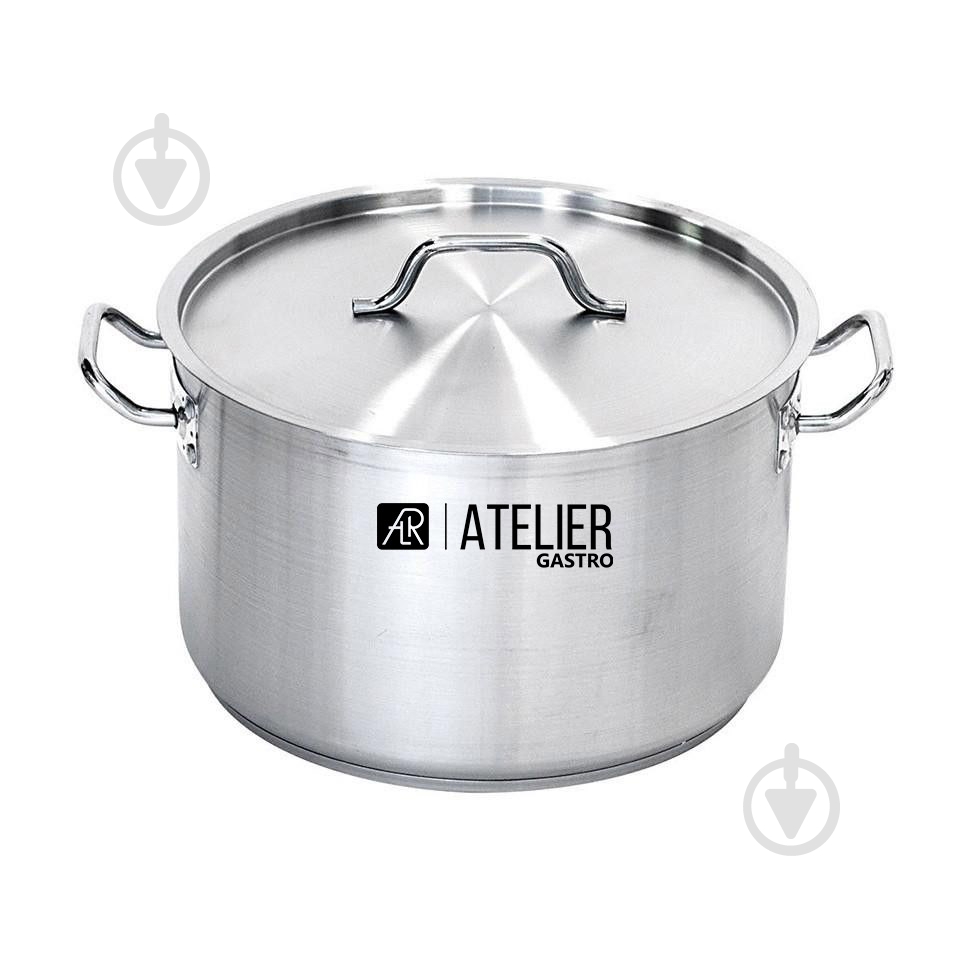 Кастрюля с крышкой Atelier Gastro 37,7 л 400 мм 505-012401 - фото 1