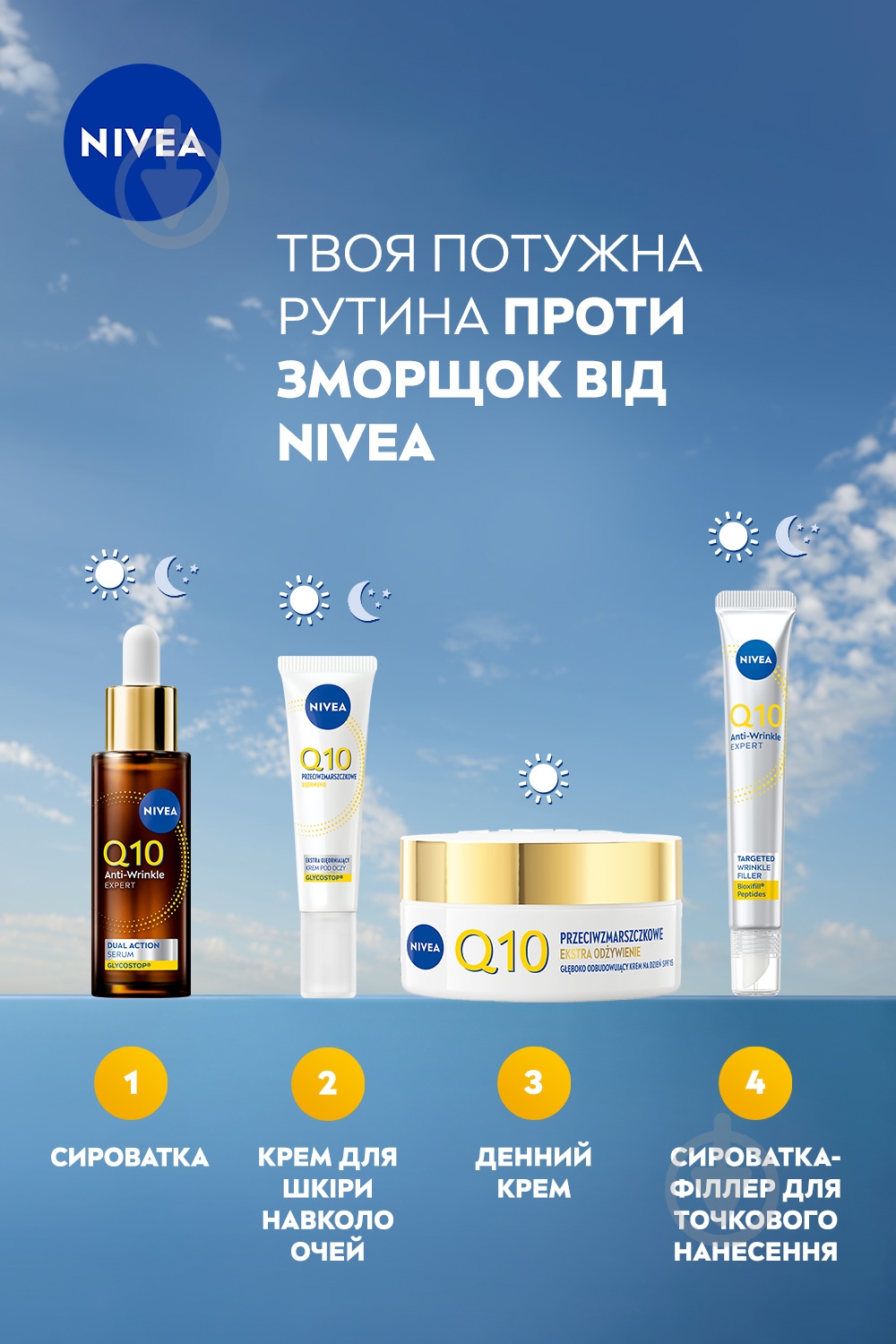 Крем NIVEA укрепляющий для кожи вокруг глаз против морщин Q10 POWER 15 мл - фото 7