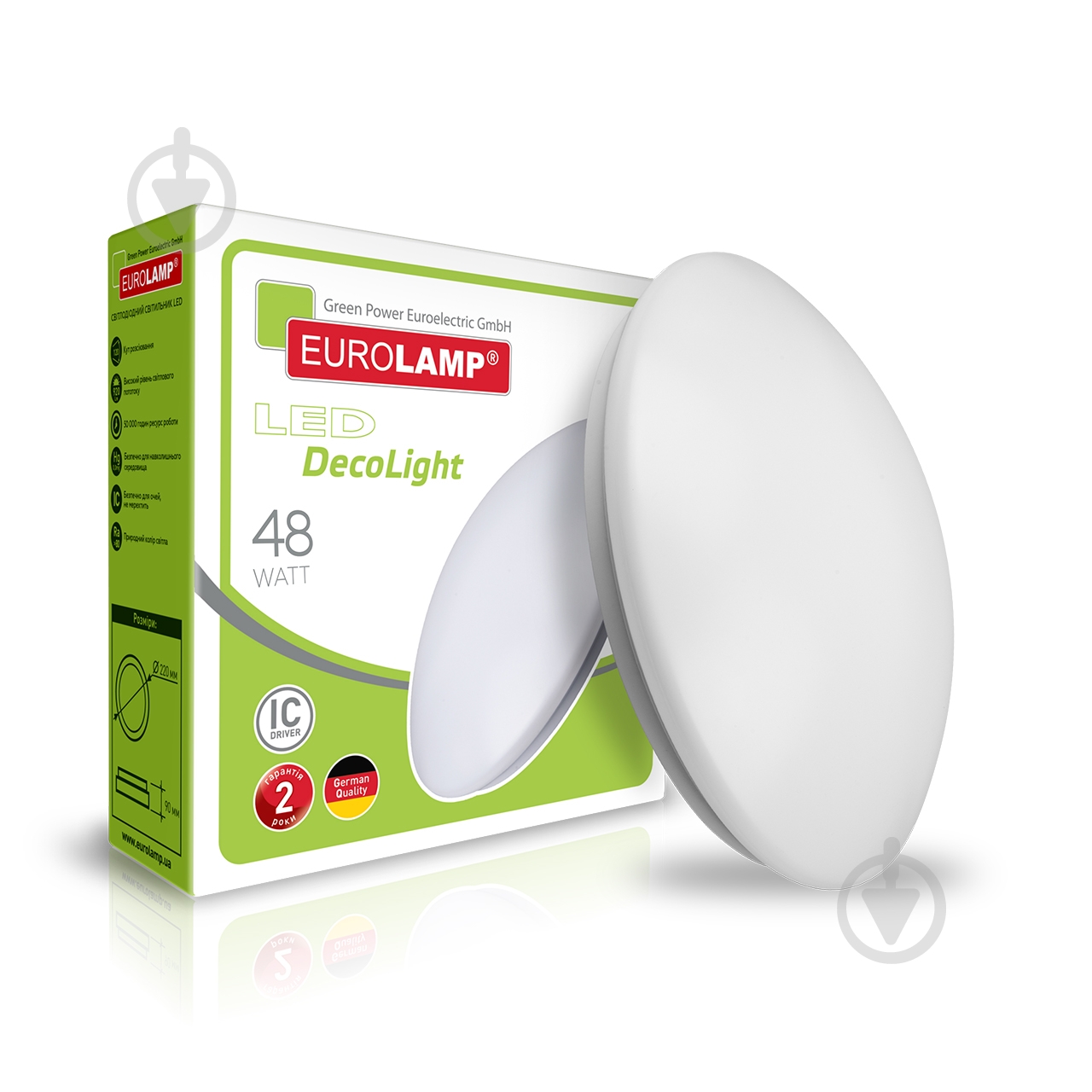 Світильник світлодіодний Eurolamp 48 Вт 4000 IP20 LED-NLR-48W-T13 - фото 1