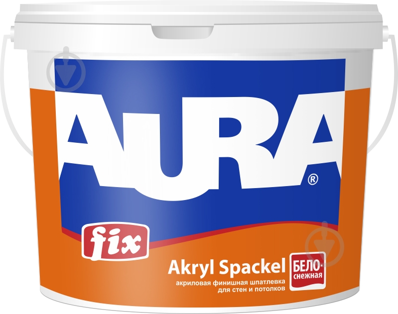 Шпаклівка Aura Fix Akryl Spaсkel 1,5 кг - фото 1 Шпаклівка Aura Fix Akryl Spaсkel 1,5 кг - фото 1