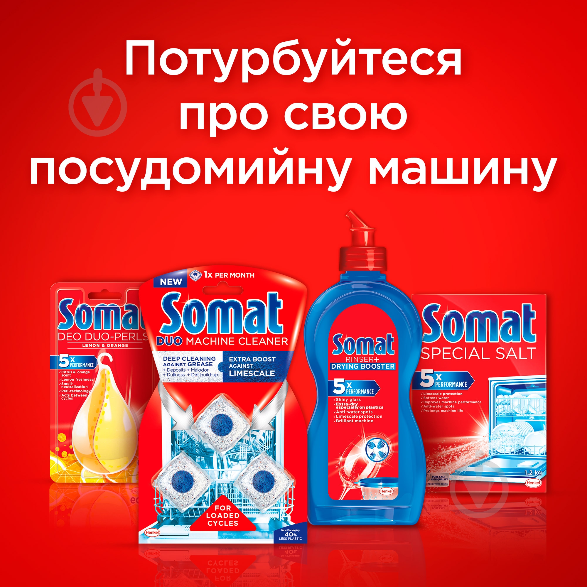 Таблетки для посудомийних машин Somat Classic Giga 120 шт. - фото 8