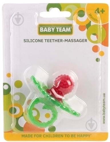 Прорезыватель Baby Team массажер силиконовый - фото 3