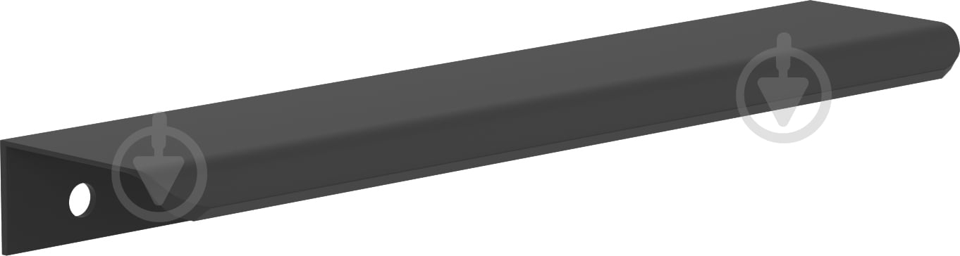 Мебельная ручка профильная Грейд HEXA L-160 матовый черный - фото 1 Мебельная ручка профильная Грейд HEXA L-160 матовый черный - фото 1