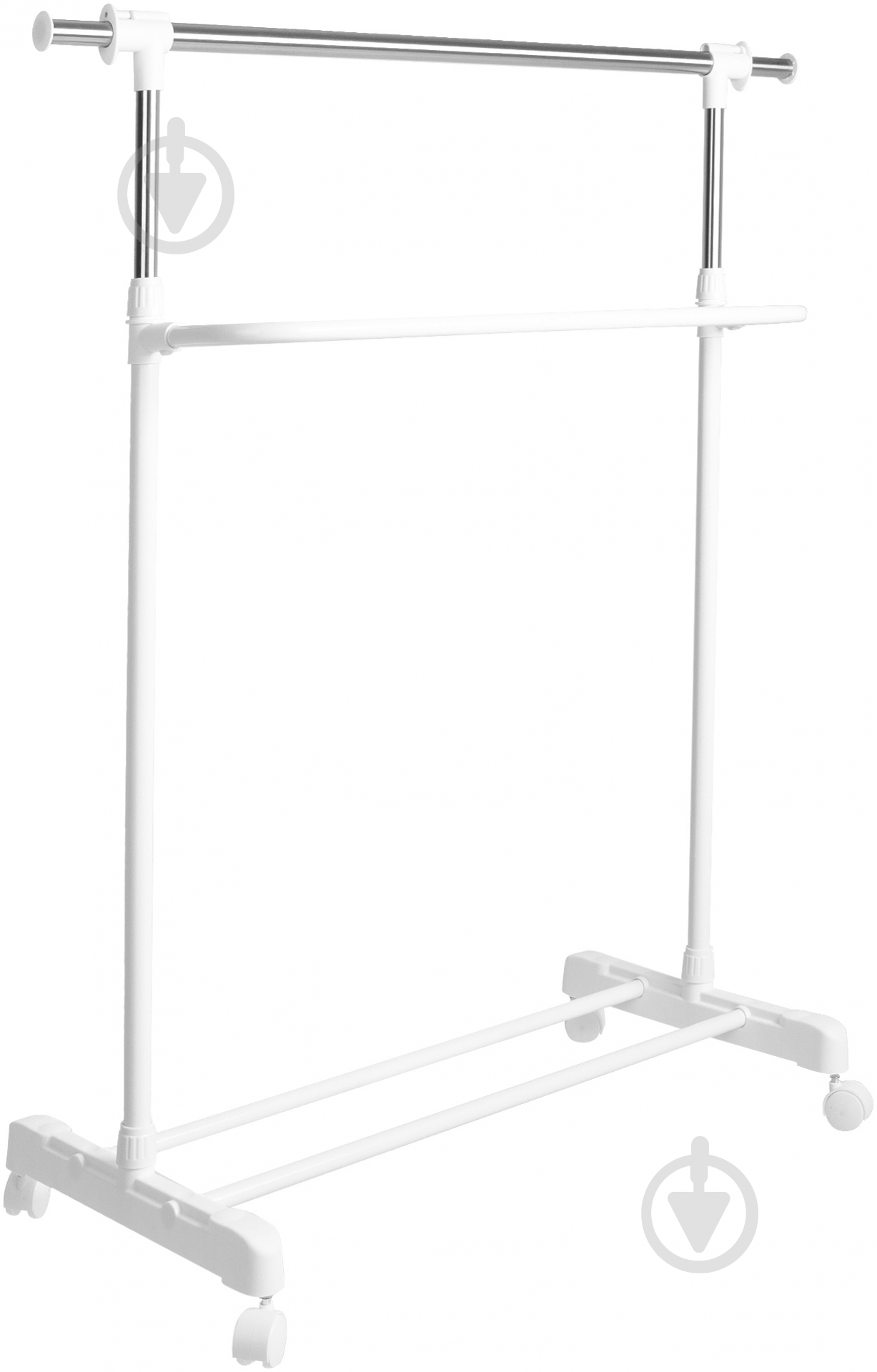 Держатель для одежды Компанит 85-120x42.5x100-160 белый - фото 1 Держатель для одежды Компанит 85-120x42.5x100-160 белый - фото 1