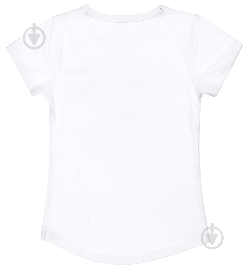 Футболка для девочек DJ Dutchjeans р.128 белый V42022-45 - фото 2