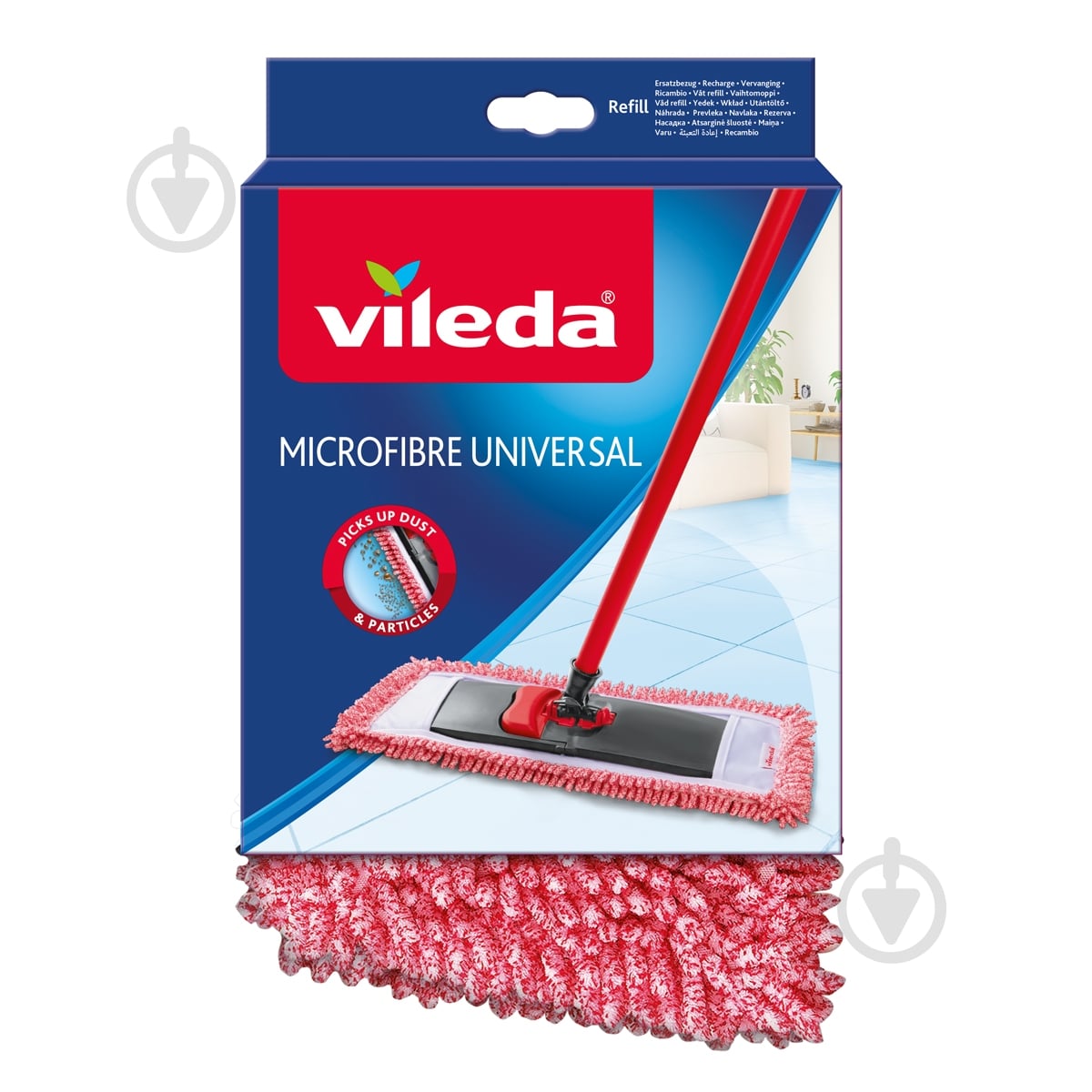Сменная насадка к швабре Vileda Microfibre Universal 40 см - фото 1