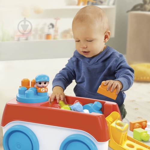 Конструктор Mega Bloks Тележка-каталка HHN00 - фото 2