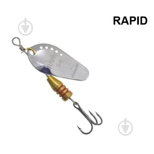 Блесна-вертушка Fishing ROI 5 г Rapid 001 silver - фото 1