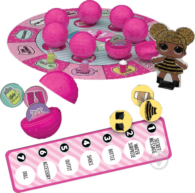 Игра настольная Spin Master L.O.L. сюрприз с 4 аксессуарами - фото 5