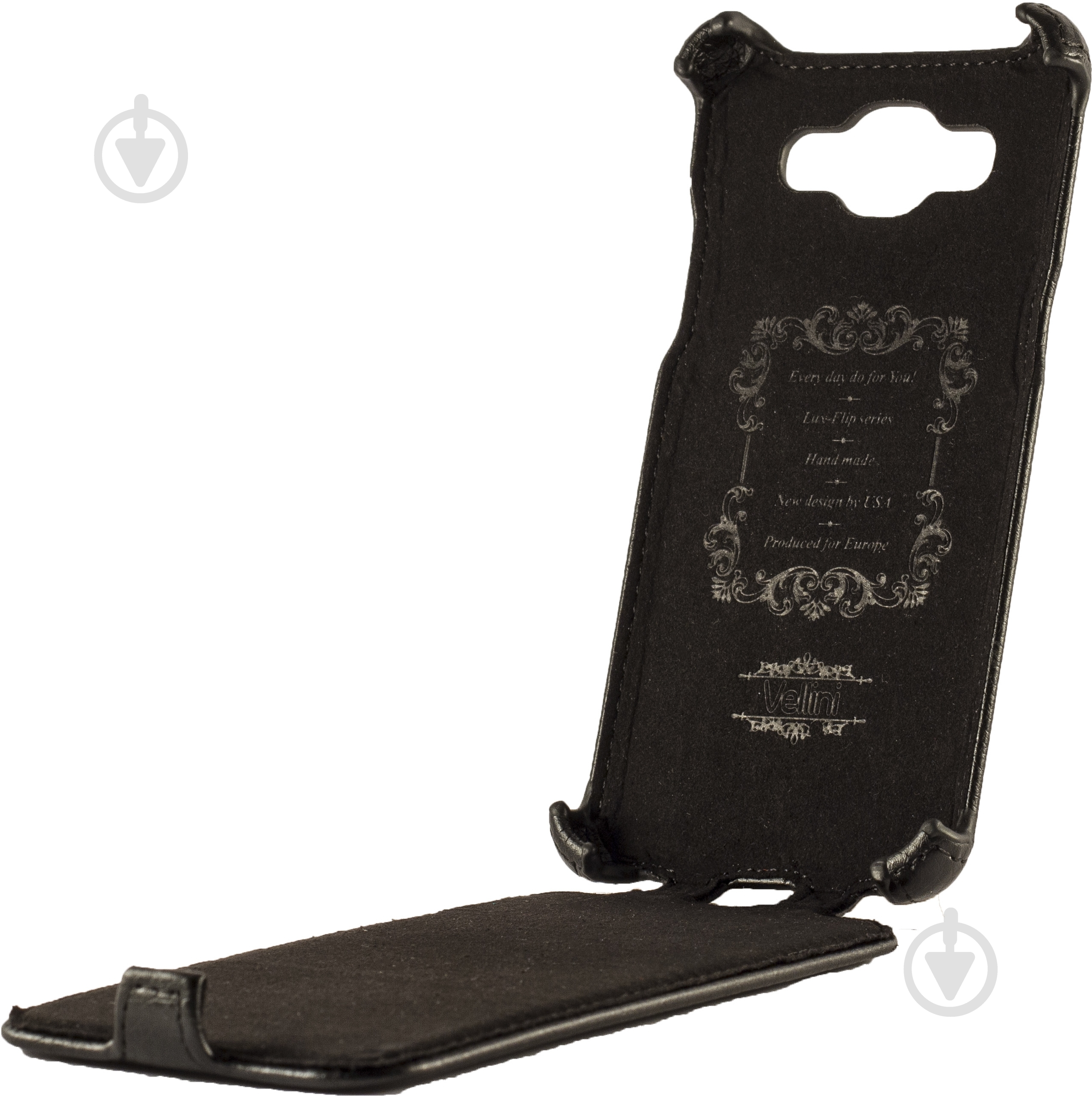 Чохол-фліп Vellini Lux-flip для Samsung Galaxy A3 A300 black (218676) - фото 2