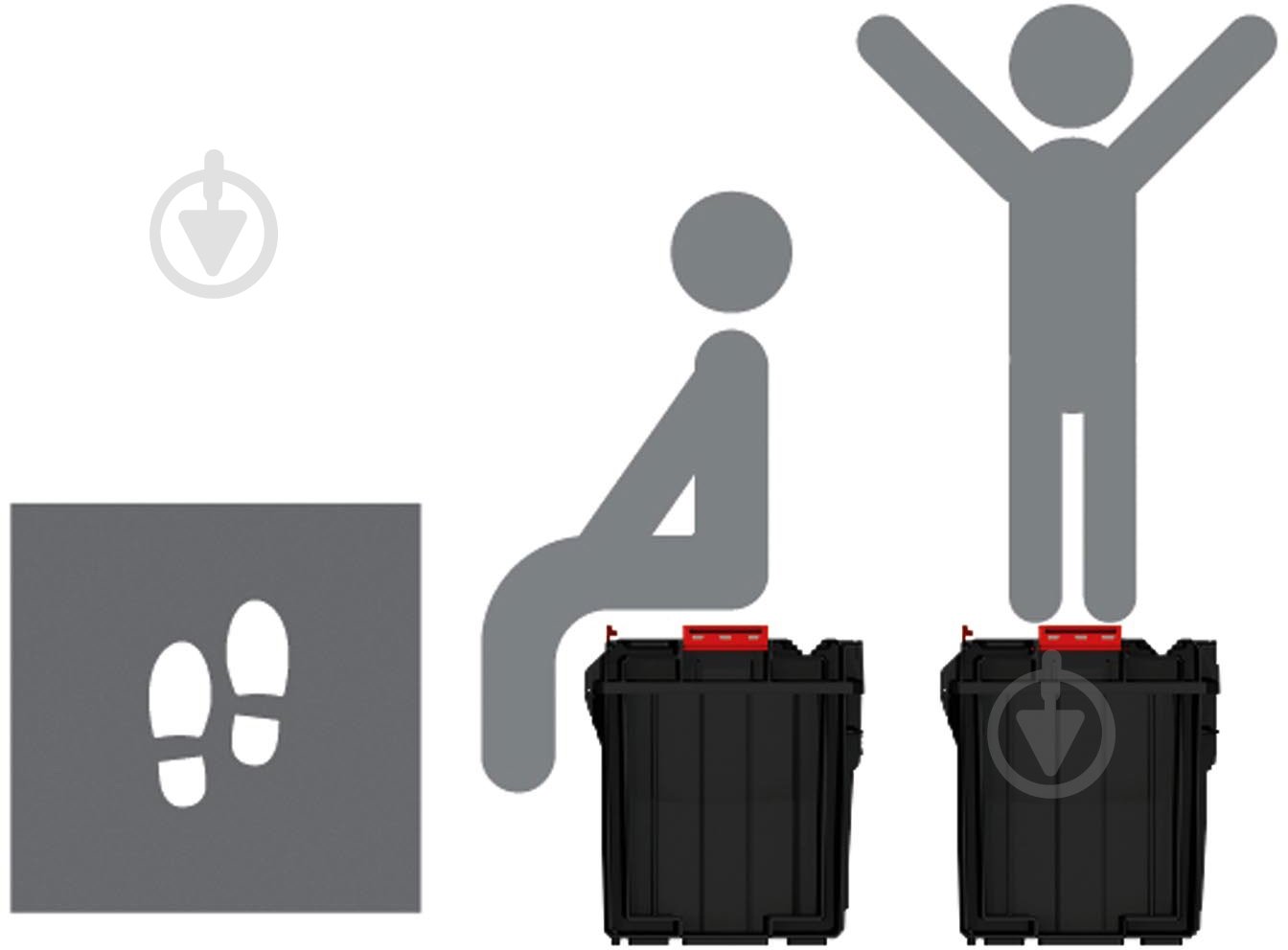 Ящик для ручного инструмента QBRICK SYSTEM 23" SKRQ450B2CZAPG003 - фото 5