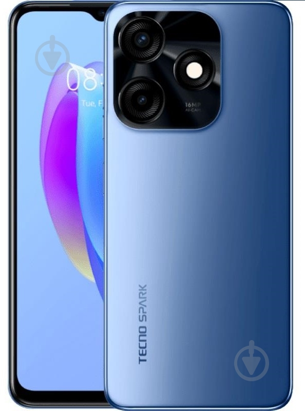 Смартфон Tecno Spark 10C (KI5m) 4/64GB meta blue (4895180798221) - фото 1 Смартфон Tecno Spark 10C (KI5m) 4/64GB meta blue (4895180798221) - фото 1